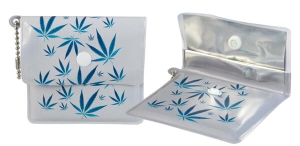 Taschenaschenbecher "Blue Leaf"
