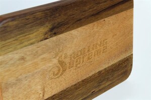Drehtablett aus Holz dunkel "Rolling Supreme"
