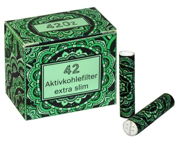 420z Grün Extra Slim Aktivkohlefilter