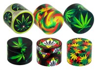 Aluminium Grinder "Leaves"