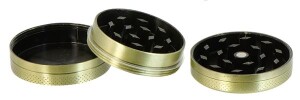 Aluminium Grinder mit Fach