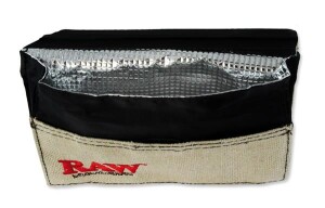 Raw Tabaktasche in Stoffoptik