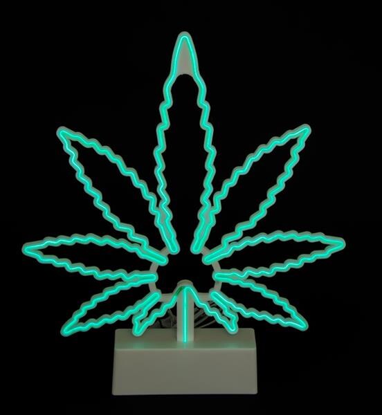 Neon Leuchte "Cannabis Leaf"