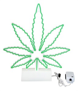 Neon Leuchte "Cannabis Leaf"