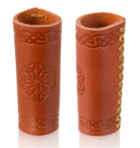 Lederhülle/Cover für Feuerzeuge "Celtic Pattern Bold"