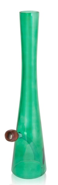 Hollandbong Glas grün ohne Kickloch