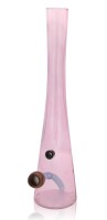 Hollandbong Glas pink mit Kickloch