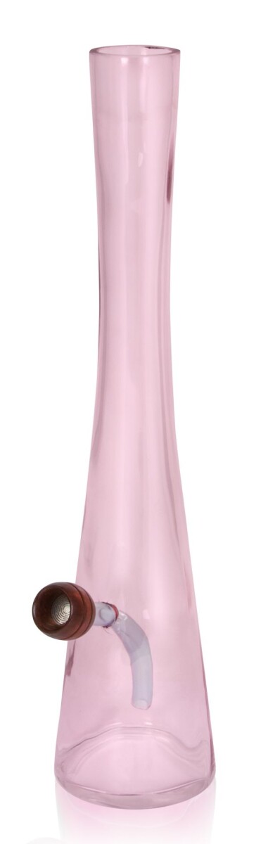 Hollandbong Glas pink ohne Kickloch