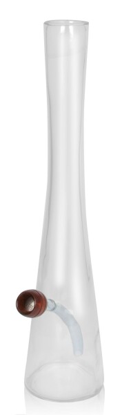 Hollandbong Glas klar ohne Kickloch