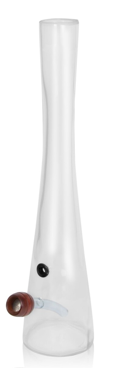 Hollandbong Glas klar mit Kickloch