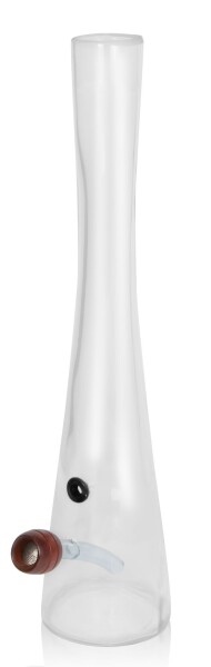 Hollandbong Glas klar mit Kickloch