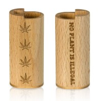 Holzcover "No Plant is illegal", hell