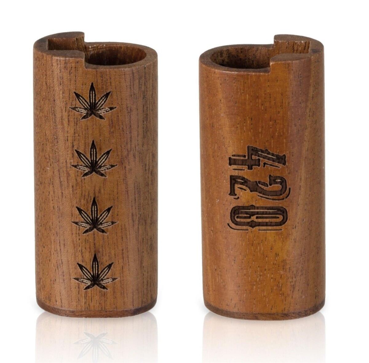 Holzcover "420 + 4 Leafes", dunkel