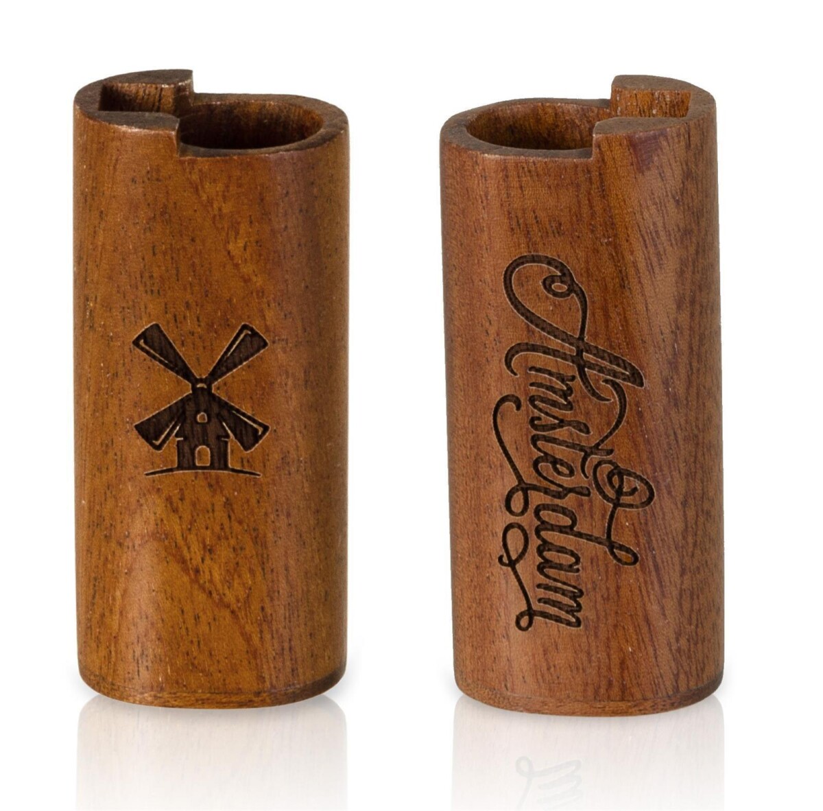 Holzcover "Amsterdam + mill", dunkel