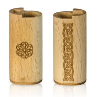 Holzcover "celtic runes", hell