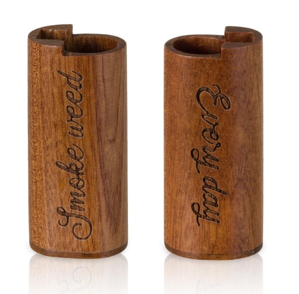 Holzcover "smoke weed every day", dunkel