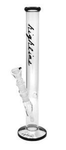 Highline Glasbong gerade 40cm hoch,SCHWARZ