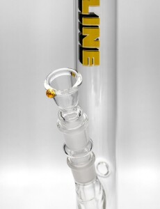 Highline Glasbong gerade 40cm hoch,GELB