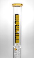 Highline Glasbong gerade 40cm hoch,GELB