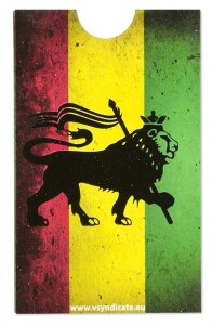 Grindercard "Rasta Lion"