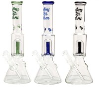 Beaker Amsterdam Glasbong Schwarz