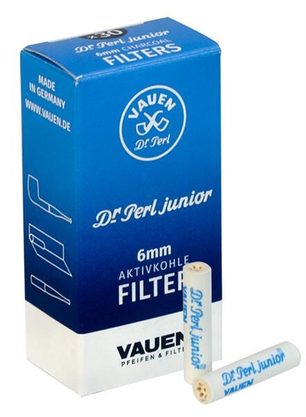 30 Dr. Perl Junior Aktivkohlefilter Slim