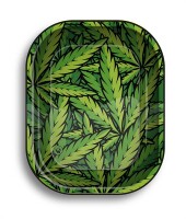 Drehtablett Mini "Leaves #33 Green"