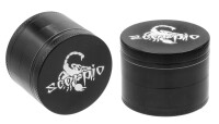 Aluminium Grinder Scorpio schwarz