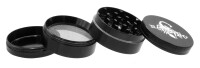 Aluminium Grinder Scorpio schwarz