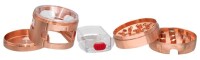 Aluminium Grinder Rosegold Ashtray