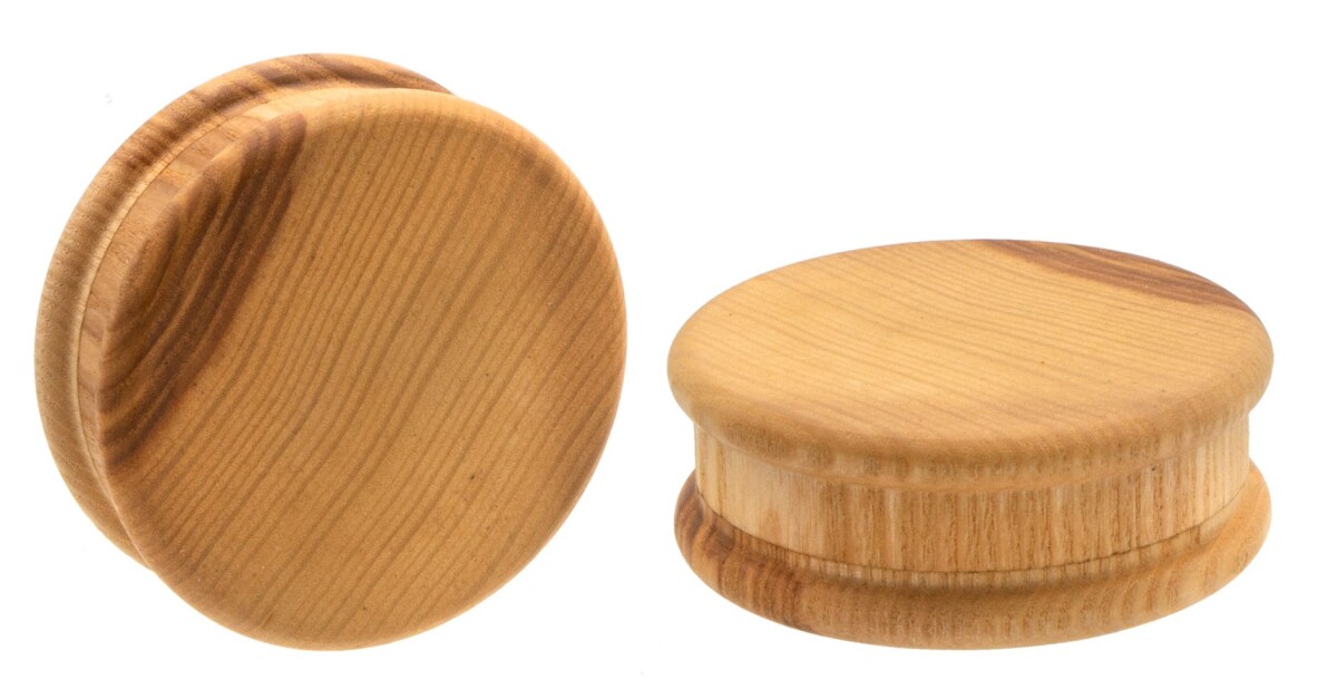 Canamix Holzgrinder Eschenholz Edelstahlpins mit Magnet