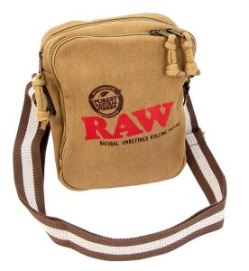 RAW Schultertasche ca 21x24x6cm, braun