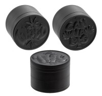 Metall Grinder 4Part "BLACK EMBOSSED-GRAFFITI"