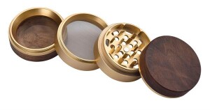 Aluminium/Holz Grinder Wooden