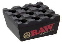 RAW edler Metallaschenbecher schwarz