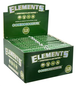 Elements Green KS Slim Connoisseur Papers & Tips