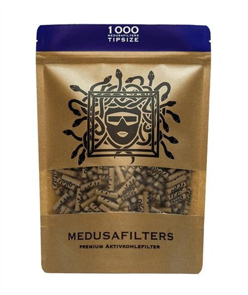 MEDUSA Aktiv-Cellulose -Filter ORGANIC Ø6mm 1000er Beutel