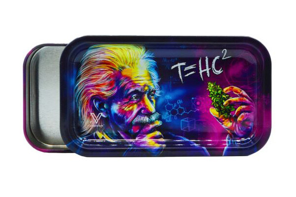 Metalldose mit Tray im Deckel "T=HC2 Classic"