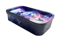 Metalldose mit Tray im Deckel "Blunt Orbit"