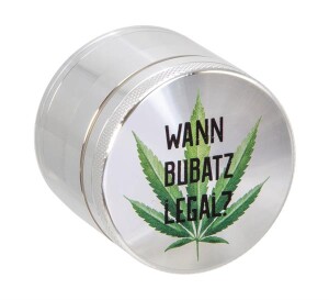 Aluminium Grinder "Wann Bubatz legal ?"