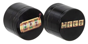 Aluminium Grinder "Slot Mashine & Need Weed"