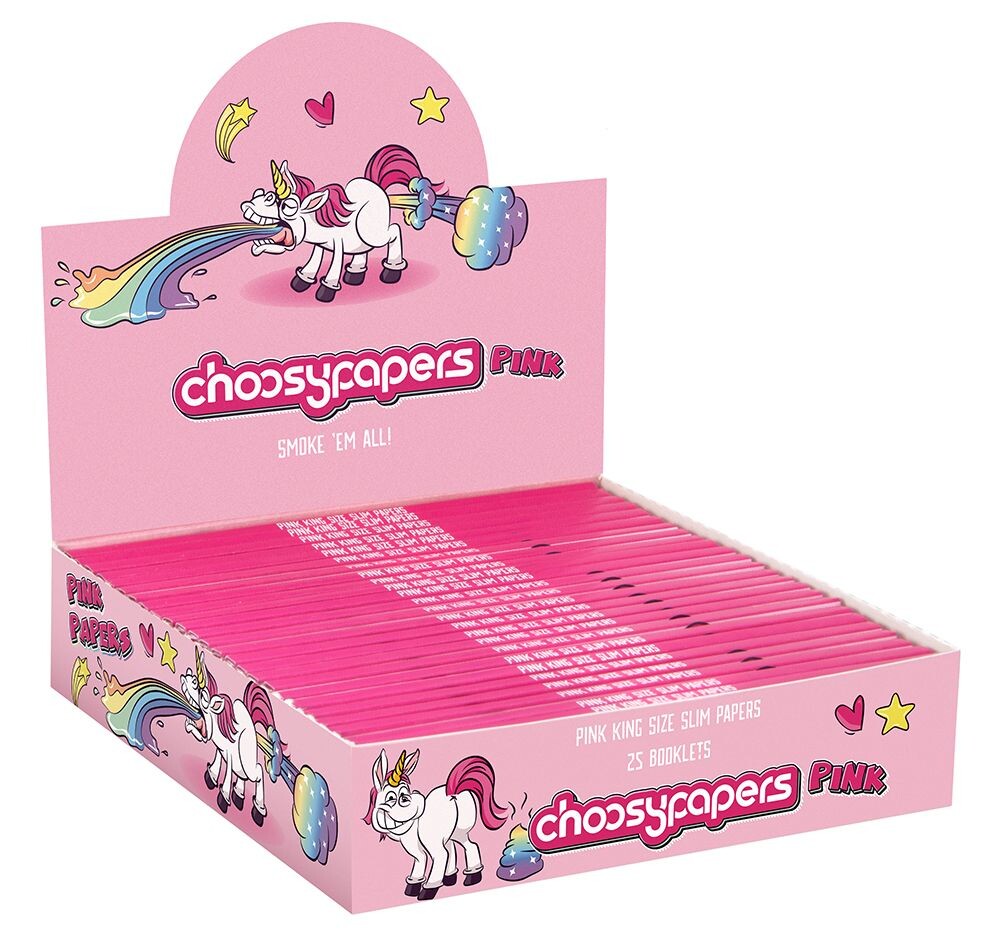 Choosypapers Pink "Puking Unicorn KSS" 1,00