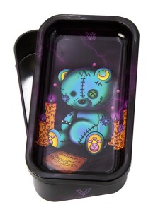Metalldose mit Tray im Deckel "Ouija Bear"