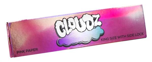 Cloudz Pink King Size Slim Paper & Regenbogen Filtertips
