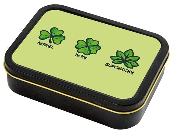 Große Metalldose "Superlucky"