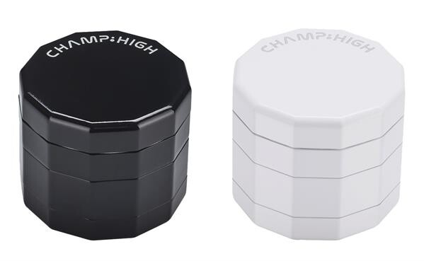 Metall Grinder "Dodecagon" magnetisch Schwarz