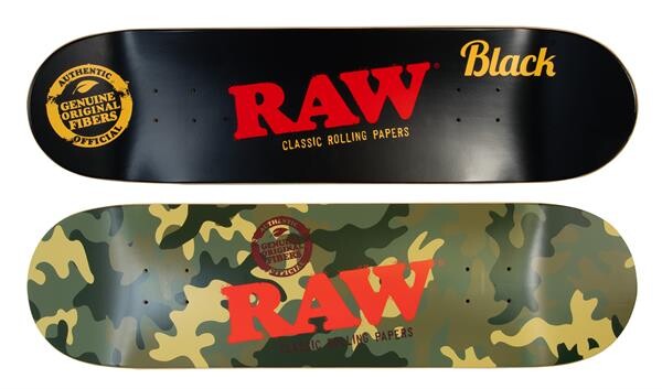 RAW SKATE CAMO Deck Skateboard