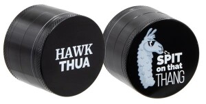 "Hawk Thua - Lama" Aluminium Grinder schwarz