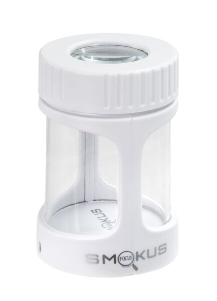 SMOKUS Focus Aufbewahrungsglas mit Licht weiß
