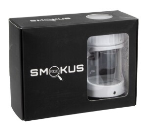 SMOKUS Focus Aufbewahrungsglas mit Licht weiß